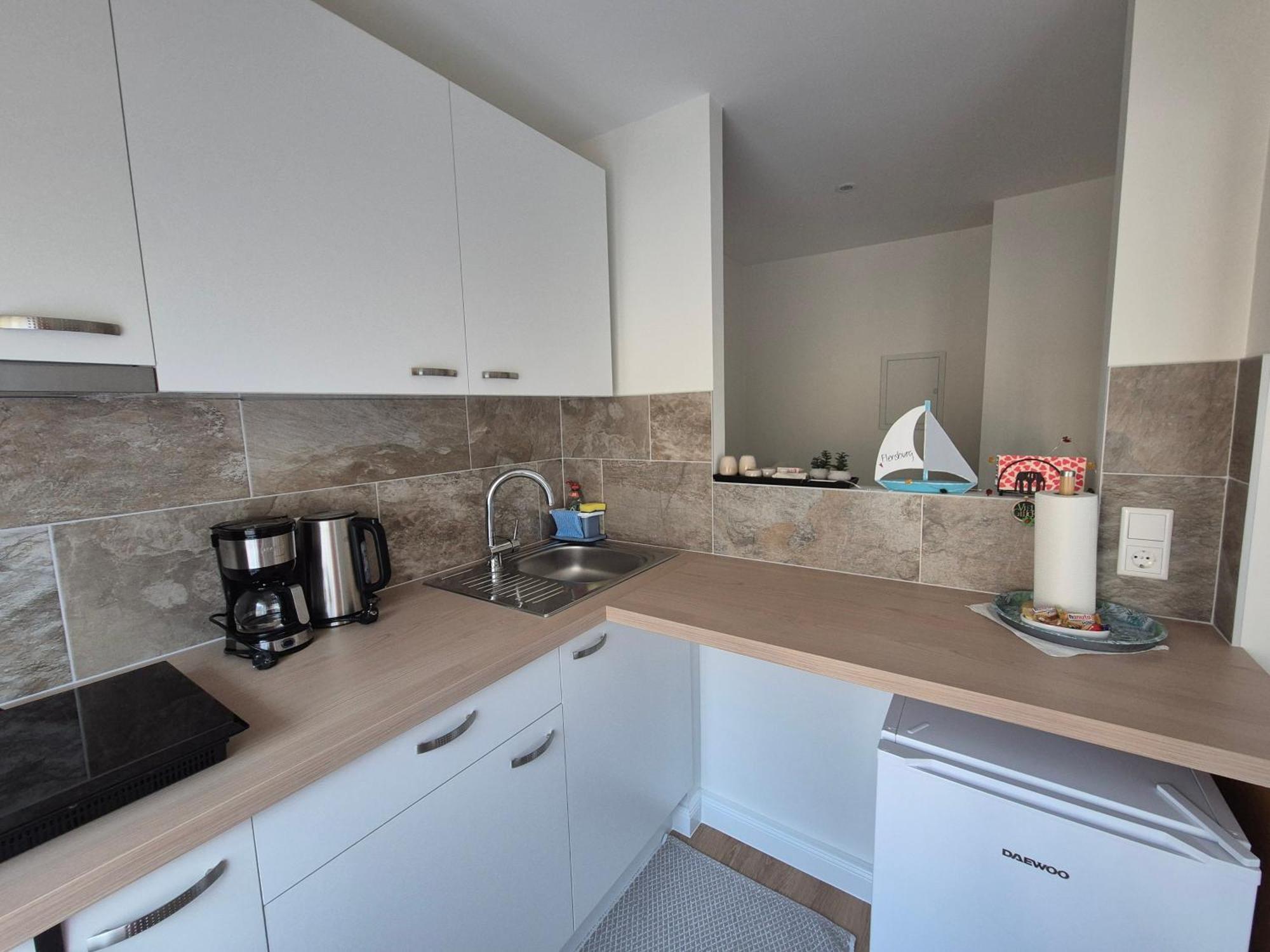 Ruhige Einzimmerwohnung Flensburg Bagian luar foto